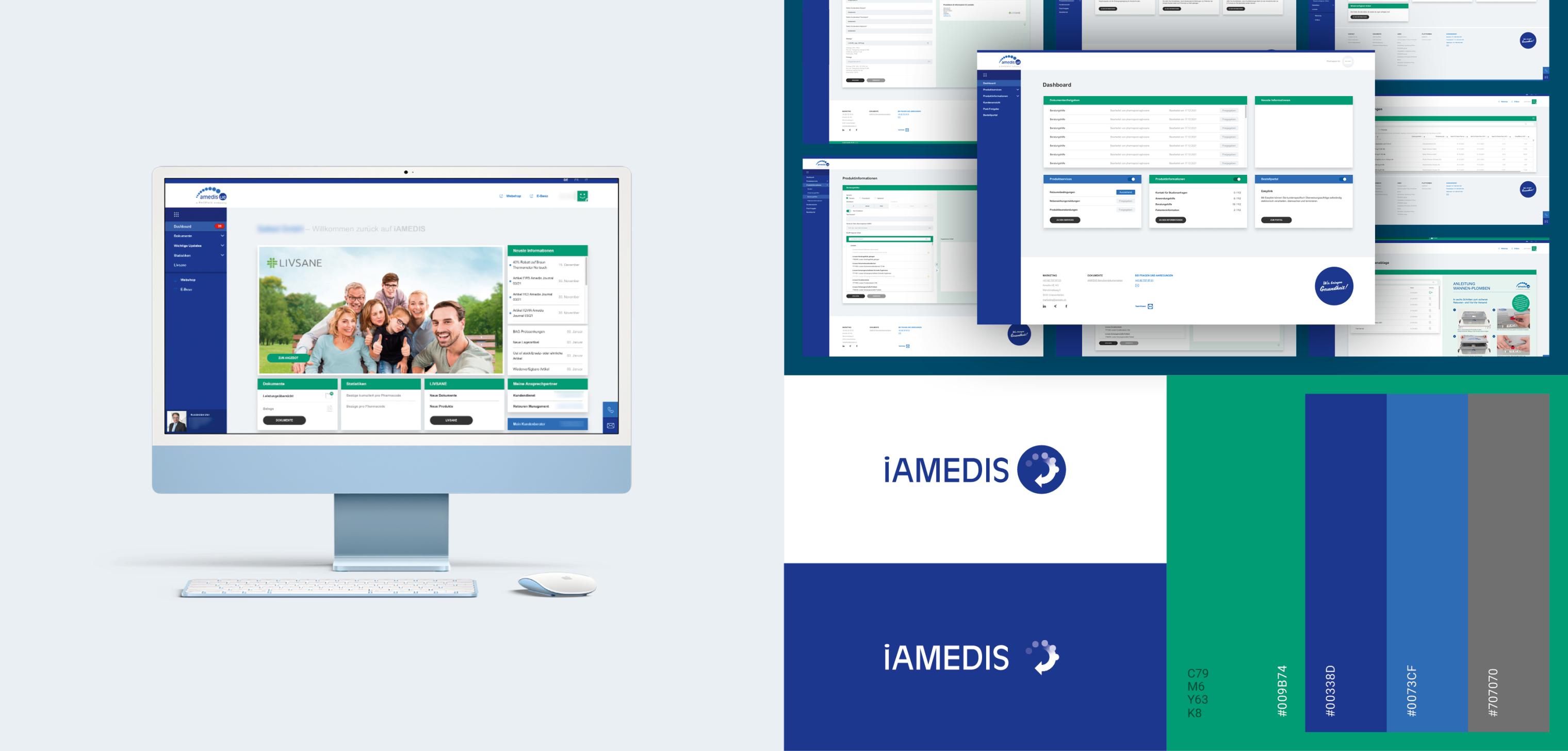 Amedis-UE AG – Strategy, Design und Publishing
