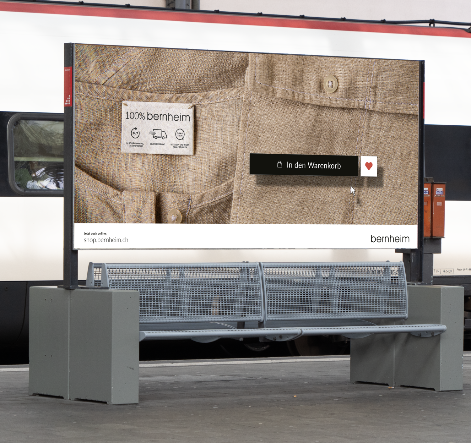 Grossaufnahme Kampagne Plakat